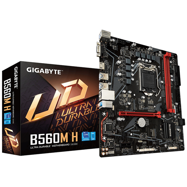 GIGABYTE B560M H Used Motherboard with Intel B560 Express Chipset Supports 11th/10th Gen Intel Core CPU for LGA1200 Socket
