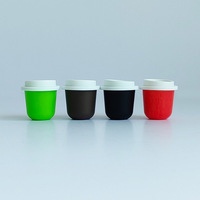 Gobelets à café réutilisables 2g 5g 10g Coquilles à café Feuilles d'aluminium Gobelets en plastique rechargeables Mini capsule à café avec feuille d'étanchéité