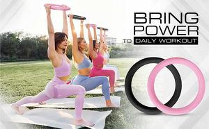 Good Price Home Fitness Equipment 5 <b>8</b> 10 15lb Yoga Weight Loss Ring Hand Weight Training Silicone Energy Power Ring Dumbbell - Product Image 3
