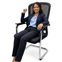 Chaise de bureau ergonomique en maille respirante avec soutien lombaire et assise stable pour un confort optimal