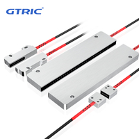 GTRIC Kabel Sensor Serat Optik Digital, Sensor Optik Penguat Serat Spanduk Lebar 120Mm