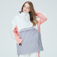 Topgear 2023 Snowboard à capuche Snowboard pour les amoureux unisexes grande taille chaud et épais thermique imperméable Snowboard à capuche veste