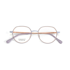 Monturas de Gafas Ovaladas de Titanio IP 971 49 18 148, Ligeras, Retro, Montura Completa, Unisex, para Adultos, para Todas las Formas de Rostro - Product Image 1