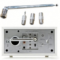 Antenne cellulaire télescopique universelle, adaptateur d'antenne radio FM, récepteur HiFi AV, mini système en acier inoxydable, 750mm, 5/7 sections