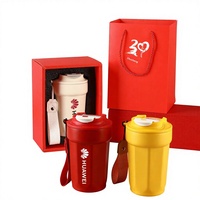 Mug à café isotherme en acier inoxydable 316, avec sangle de transport, cadeau portable pour femme, personnalisation, style américain