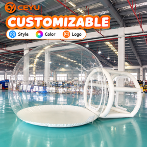 Ceyu Tunnel Gonflable Transparent, Piscine à Balles Gonflable, Idéal pour Fêtes en Cour, Salles Communautaires et Séances pour Tout-Petits, pour les Organisateurs d'Événements - Product Image 2