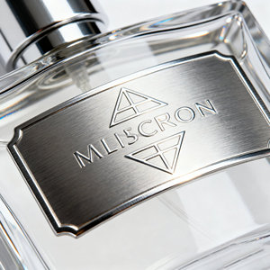 2025 Factory Hot Sale Custom <b>Metal</b> perfume Label Embossed 3D <b>Metal</b> Label perfume Bottle Packaging Label - Product Image 3