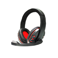 Casque de jeu pour PS4 PC Xbox One Casque avec micro sans suppression de bruit Casque avec basse pour PC portable Mac