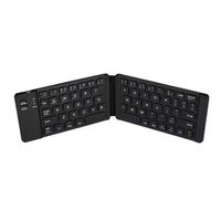 Keyboard Bluetooth Nirkabel Lipat Portabel Ultra Tipis Mini untuk Ponsel Tablet iPad Laptop Perjalanan