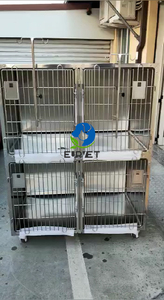 Jaula Veterinaria Móvil de Acero Inoxidable de Alta Calidad EUR VET, Equipo Veterinario, Jaulas <span class=keywords><strong>para</strong></span> <span class=keywords><strong>Perros</strong></span> <span class=keywords><strong>para</strong></span> Clínica Veterinaria - Product Image 3