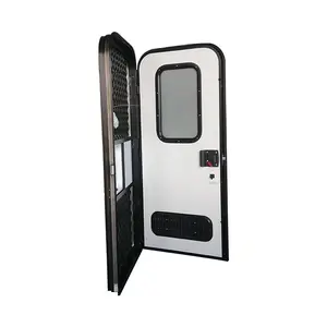 Trailer Door Popular Single Point Aluminum Alloy Motorhome Caravan Camper Trailer Doors