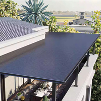 Panneau mural en aluminium-plastique WPC de conception moderne, imperméable et ignifuge pour l'extérieur, avec taille et couleur personnalisables