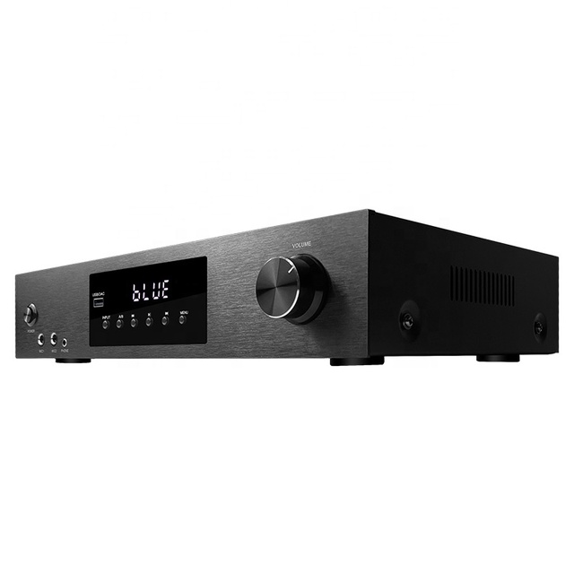 RMS 400W Class D AB Zone Design Home Amplifier 4.0ch High Power Commercial Digital Power Amplifier