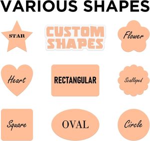 <strong>Custom</strong> Durable Shipping <strong>Sticker</strong> Decals Personalized Business Logo <strong>Labels</strong> with Text Name Photo Waterproof Business Logo Design - Product Image 2