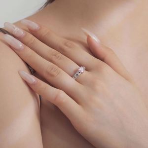 Dylam New Designer 925 Sterling Silver Rhodium Plated Eternity Wedding Band 8A Crushed <b>Iced</b> Out Cut Zirconia Women Jewelry <b>Rings</b> - Product Image 3