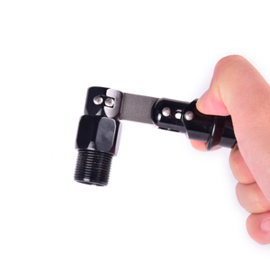 Usine En Gros Épuisette Connecteur En Acier Inoxydable Durable 90 Degrés Pêche Épuisette Connecteur <span class=keywords><strong>Tube</strong></span> Accessoires De Pêche - Product Image 5