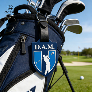 Offre Spéciale : Étiquette de Sac de Golf en Métal Haut de Gamme, Légère, Durable et Étanche – <span class=keywords><strong>Accessoire</strong></span> de Golf de Luxe pour Cadeau Promotionnel - Product Image 2