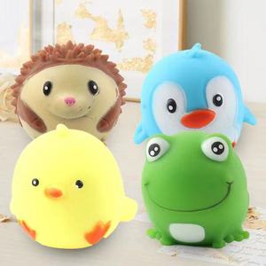Nouveau jouet anti-stress mignon pour animaux de compagnie : grenouille, petit poulet jaune, pingouin, balle de farine à rebond lent en silicone TPE - Product Image 4