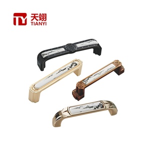 Poignée en alliage de zinc sur mesure pour meubles de chambre, salon, bureau, armoire, fenêtre, style encre d'usine - Product Image 1