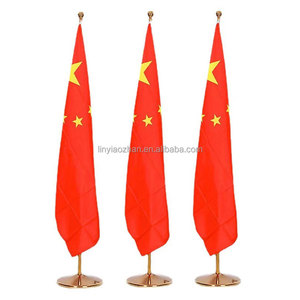 Wholesale Super Tough Telescoing Indoor <strong>Table</strong> <strong>Flags</strong> Flagpoles Stand <strong>Flag</strong> Pole and Gold <strong>Base</strong> Kit Aluminum Golden Indoor <strong>Flag</strong> Pole - Product Image 4