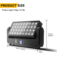Disco-Lichteffekte Party LED 200W 36-LED Wash Beam Effekt Moving Head Stroboskop-Licht für Kleine Bars KTV Hochzeiten