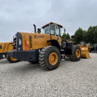 Chargeuse sur pneus SDLG L956L d'occasion, faible nombre d'heures de fonctionnement, moteur puissant pour le chargement de sable et de pierre et les projets de construction en carrière