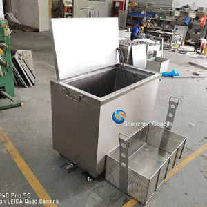 Tanque de Remojo Comercial de Acero Inoxidable de 350L, <span class=keywords><strong>Desengrasante</strong></span> Eléctrico con Elevación Opcional de 121~672L <span class=keywords><strong>para</strong></span> Limpiar Utensilios de Cocina y Rejillas de <span class=keywords><strong>Horno</strong></span>, Nuevo - Product Image 2