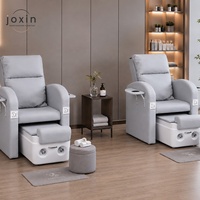 Ensemble de chaise de manucure et pédicure spa massante, chaise confortable pour manucure et pédicure, chaise de massage en cuir PU pour le corps entier