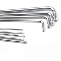 Clé Torx T20 personnalisée, clé Torx T25 avec trou, outils de clé Torx T30 en forme de L, clé Torx Allen