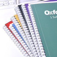 Carnet à spirale personnalisé à 1 section avec couverture en papier, 100 feuilles détachables, idéal pour les entreprises, les écoles ou comme cadeau.