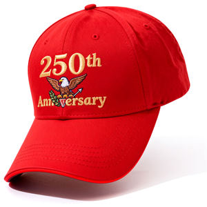 Gorra de Béisbol de <span class=keywords><strong>6</strong></span> Paneles con Bordado 100%, 250 Aniversario de los Estados Unidos, Unisex, con Estatua de Águila y Bandera de EE. UU. - Product Image 5