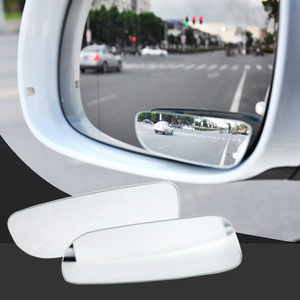 DM-070 HD Frameless Adjustable Long Strip <b>Small</b> Mirror <b>Blind</b> Spot Mirror Car Rearview Auxiliary Mirror Black New for - Product Image 2