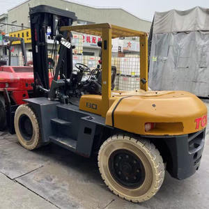 Venta caliente TCM 8T 3M Carretilla elevadora diésel grande Maquinaria de construcción de alto rendimiento para industrias minoristas Hecho en Japón - Product Image 4