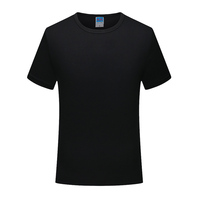 Nem Emici Hızlı Kuruyan Bisiklet Yaka Kısa Kollu Baskısız Tişört 170GSM Unisex Spor Üstü