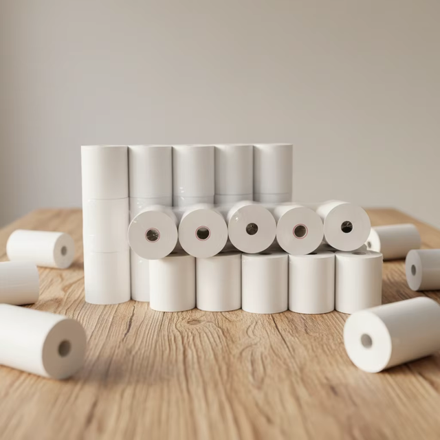 Eco-Friendly Coreless Thermal Paper Roll BPA Free for Portable Mobile Bluetooth Receipt Printers