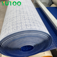 Membrane de découplage YUTOO en PVC écologique et imperméable pour sous-couche de carrelage de salle de bain d'hôtel, isolation des fissures