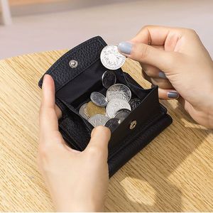 Genuine Leather Financial Cloth Rfid Coin Purse <strong>Wallet</strong> Women's <strong>Wallet</strong> Short Purse Mini <strong>Wallet</strong> Gift <strong>for</strong> Ladies <strong>Teen</strong> Girls - Product Image 5