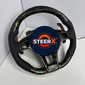 Volante LED de Fibra de Carbono Personalizado para W204 C117 W176 W212 W213 W207 W218 X204 W117 S204 C204 C63 AMG C180 - Product Image 3