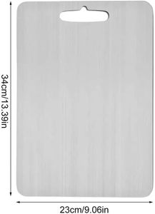 Planche à découper rectangulaire en bois écologique double face de qualité alimentaire 2024 avec poignée pour viande/fruits/légumes, emballage combiné - Product Image 5