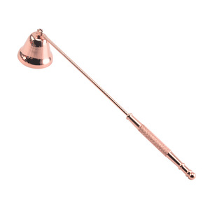 <span class=keywords><strong>Noir</strong></span>/or/argent/or Rose cloche bougie extincteur coupe-flamme en forme de cloche bougie mèche éteignoir en acier inoxydable - Product Image 3
