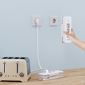 3-Outlet Power Strip AC PD20W Multifunctional with Type-<b>C</b> <b>USB</b> Extension 16A Surge KC/CE - Product Image 2