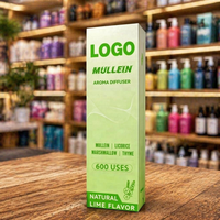 Stylo diffuseur d'huiles essentielles ultra-mince 2026 de qualité supérieure, à base d'ingrédients naturels, 500 utilisations, Maka Mullein Mélatonine, avec logo OEM, en boîte