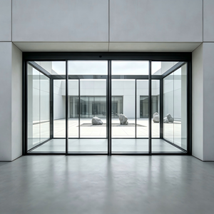 Deioux Durable Thermal Break Aluminum <b>Sliding</b> Door with Soft Close Aluminum <b>Sliding</b> System for Living Room Factory Direct Price - Product Image 1