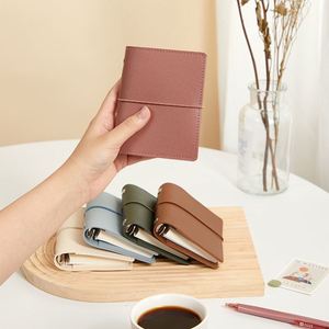 Carnet de notes multi-couleurs en gros, mini-cahier portable, bloc-notes à couverture rigide M5, carnet à feuilles mobiles, carnet de bord Macaron - Product Image 3
