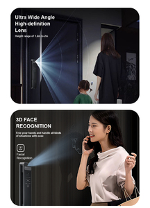 DALTON DH-88, kunci pintu pintar interkom wajah 3d Waktu Nyata dengan sidik jari Wifi - Product Image 2