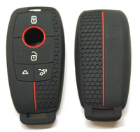 Funda Protectora Ligera para Llave de Coche Mercedes-Benz, con Diseño de Panal de Abeja y Logotipo Personalizado, para Llaves de 3 y 4 Botones