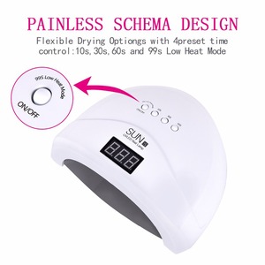 <span class=keywords><strong>Lampe</strong></span> UV LED SUN1s 48W NOUVELLE, sécheuse à ongles à usage domestique, minuterie à induction automatique 10/30/60s, séchage rapide de tous les vernis à ongles en gel, 30 LED - Product Image 5
