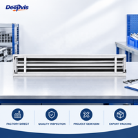 Diffuseur linéaire à fente en aluminium encastré pour système de ventilation CVC, grille d'aération linéaire, vente directe usine, taille personnalisée OEM