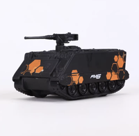 4,5 inç 1:64 Ölçekli Alüminyum Alaşımlı Döküm Özel Yapım Oyuncak Araba Modeli Çocuklar İçin Tank ve Arazi Aracı 110V Hediye