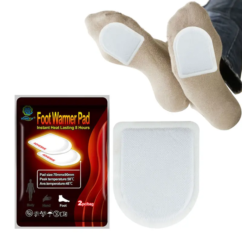 Chinese supplier Adhesive Toe Warmers Foot Warmer Heating Patch new design foot patch warmer pad